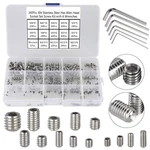 340pcs Metric Hex Socket Head Cup Point Set Screws Assortment Kit, 304 Stainless. Fixed Price $17.95.