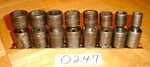 Mac Tools 8 Piece 1/2 Drive Sae. Swivel Impact Short Socket Set To 15/16. Fixed Price $270.00.