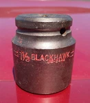 Blackhawk 1-1/2" Impact Socket 3/4" Drive 6 Point Black Oxide Uw-2448. Fixed Price $9.99.