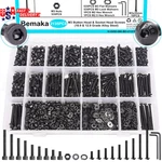 2135pcs M3 Screws Kit, M3x5/6/8/10/12/16/20/25/30/35mm Button Head And Socket He. Fixed Price $30.64.
