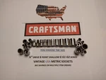Vintage Craftsman 1/4" Drive Metric 6 Pt Shallow Socket G G1 G2 You Choose Usa. Fixed Price $9.99.