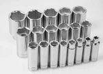 Sk Tools 4120 19 Piece 1/2" Drive 6 Pt Shallow Fractional Socket Set Made In Usa. Fixed Price $332.49.