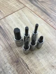 Vtg Craftsman 1/4" Drive 6 Pc. Flat/phillips Screwdriver & Hex Sockets -v- Usa. Fixed Price $17.64.