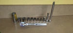 Craftsman 3/8" Dr Sae Socket Wrench Set =v= Series (12) Pcs - Usa. Fixed Price $44.20.