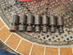 Mac Tools Usa 3/8" Drive 7pc 3/8"-3/4" Sae Impact Swivel Universal Socket Set. Fixed Price $189.99.
