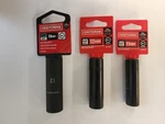 Craftsman 3/8-in Drive Deep Impact Sockets 3pcs, 6 Pt. 13, 12 & 11 Mm. New!. Fixed Price $14.00.