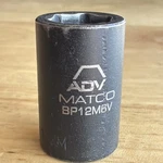 Matco Tools 12mm Shallow Impact Socket 3/8" Drive 6 Point Adv Bp12m6v. Fixed Price $18.95.