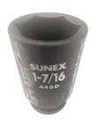 Sunex 446d 1-7/16" 3/4" Drive 6 Point Deep Impact Socket Standard Tools 6pt Sae. Fixed Price $27.84.