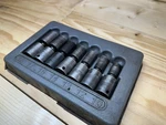 Snap-on Usa 7pc 3/8" Drive Metric 10mm-18mm Swivel Universal Impact Socket Set. Fixed Price $145.00.
