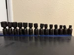 Cornwell 14 Piece 3/8 Metric Swivel Socket Complete Set. Fixed Price $600.00.