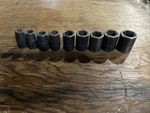 Snap On 3/8 - 7/8 9 Piece 1/2 Drive 6 Point Impact Socket Set Usa Im120-im280. Fixed Price $79.99.