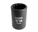 Sunex 318z 9/16" - 3/8" Drive 12 Point Shallow Impact Socket Standard Tools 12pt. Fixed Price $9.49.