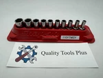 Snap-on New 110ytmsy 10-pc 1/4" Dr 6-pt Sae Fdx Semi-deep Socket Set. Fixed Price $175.00.