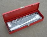 Nos Vintage Williams Wss-3a 11 Piece 1/2" Dr Socket Set Sae W/ S-52 Superratchet. Fixed Price $175.00.