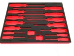 New Snap-on Red Foam Organizer For 16pc Soft Grip Screwdriver Set Fmsgd01br. Fixed Price $169.99.