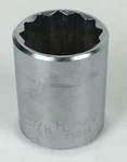 Husky 1/2" Drive 12 Point 7/8" Chrome Socket 25028 Made In Usa. Fixed Price $10.37.