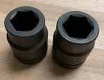 Wright 8834 (1-1/16 ) & 8836 (1-1/8 1 Drive Sockets Used Free Shipping. Fixed Price $22.00.