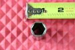 Craftsman 15mm Metric 3/8'' Drive 6 Point Shallow Socket -v- 43547 Usa. Fixed Price $8.00.