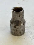 Craftsman Usa 7/16 Socket Inverted G Series 47501, 1/2" Dr. 12 Pt.. Fixed Price $3.25.