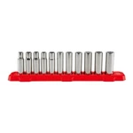 Craftsman 1/2-in Drive Metric 12 Point Deep Socket Set, 11pc. Fixed Price $48.98.