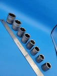 Snap-on Tools Socket Set 5/8" Drive 13/16" To 1 " 8 Pieces Vintage Usa S-12-8. Fixed Price $140.88.