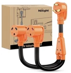 Nilight 30 Amp Rv Y Splitter Adapter Cord 30a Male Plug To Two Fem 50430rv. Fixed Price $30.00.