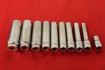 Matco Tools 10 Piece 1/4" Drive Deep Sae Chrome Socket Set 6 Point. Fixed Price $129.00.