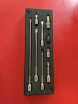 Snap On 209afxafr 9 Pc 3/8"dr Extension And Adaptor Red Foam Set New Usa. Fixed Price $329.00.
