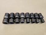 Cornwell Blue Power 8pc 1/2" Dr. 6-pt Swivel Impact Sae Socket Set 1/2-15/16". Fixed Price $79.00.