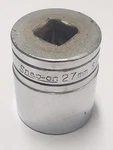 Vintage Snap On Sw-27m 1/2" Drive Shallow Socket 27mm 12-point Metric. Fixed Price $39.99.
