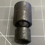 Mac Tools Xup166r 1/2" Size 3/8" Drive 6 Point Join Swivel Impact Socket Usa. Fixed Price $21.98.