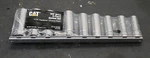 Cat Caterpillar 214-6490 9 Pc Socket Set 3/8 Drive Deep 3/8" - 7/8" 12-point. Fixed Price $115.00.