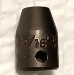 Craftsman Tools Usa Ee18701, 3/8" Dr. 5/16" Impact Socket, Shallow, 6 Pt. *nos*. Fixed Price $14.89.