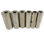 Allen 12 Point 3/8 In Drive Deep Socket Set Sae To 13/16 In, 6 Pcs Usa. Fixed Price $26.79.