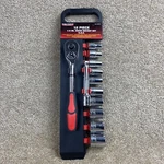 Task Force 12 Piece 1/2 Drive Ratchet Socket Set Sae. Fixed Price $19.89.