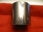 Vtg Craftsman 3/8 Drive 13/16" 12 Pt Engraved Socket 44338 G1 Series Usa. Fixed Price $4.44.