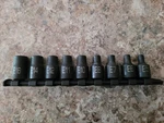 Matco Inverted Torx Impact Socket Set 3/8" Drive Adv Sbpxr9v. Fixed Price $50.00.