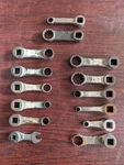 14 Vintage Mac Snap-on Utica Kelsey Hayes Loc-rite Torque Adapter Wrench Lot. Fixed Price $79.99.