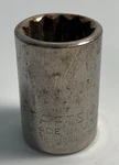 Craftsman Vintage 1/2" Drive 18mm 12 Point Shallow Socket Metric 44267 G2 Usa. Fixed Price $11.99.