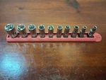 Gearwrench 6 Point, 1/4 In Drive, Sae Socket Set Of 10 With Rail. Fixed Price $24.99.