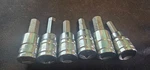 Powerbuilt 6 Piece 3/8" Drive Hex Allen Socket Cr-v7-8-10 And 1/4 5/16 3/8. Fixed Price $12.95.