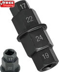 Hex Axle Motorcycle Tool Allen Front Wheel Spindle Socket Adapter, Bit. Fixed Price $11.18.