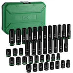 Sk 3/8" Drive Impact Socket Set,40-piece Deep & Shallow Sockets,metric 8 To 19mm. Fixed Price $140.65.