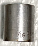 Craftsman Tools Usa G47515, 1/2" Drive, 1-1/16" Socket, Shallow, 12 Point.. Fixed Price $4.59.