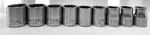 Vintage Craftsman 9-piece 3/8" Drive Metric 12-point Socket Set -v-/-vv- Series. Fixed Price $20.95.