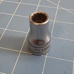 Snap-on Sw141 7/16" Shallow Socket 1/2" Drive 12-point Swh141. Fixed Price $7.99.
