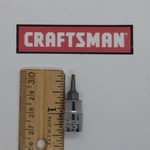 Craftsman T-8 Torx Head Bit 1/4" Drive Socket Cmmt49308. Fixed Price $10.12.