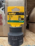 Dewalt 38mm 3/4 Drive 6pt Impact Socket Dwmt751760sp. Fixed Price $18.00.