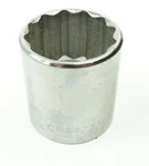 Craftsman - 1-1/4" 12 Point Shallow Chrome Socket 1/2" Drive 47517 Usa. Fixed Price $10.88.