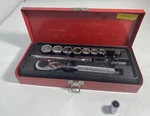 Vintage Proto Ratchet J52130 3/8 In Drive 12-point Socket Set Missing 2 Pieces. Fixed Price $52.00.